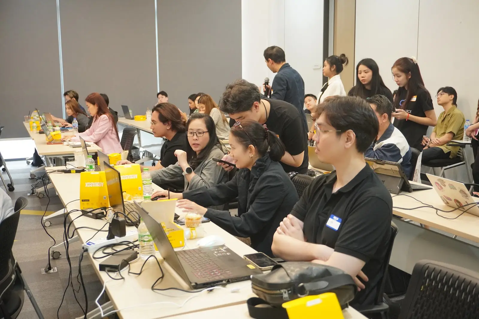 Hands-on time at the tables